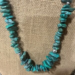 2 / Turquoise-Howlite Toggle Necklaces